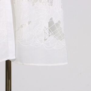 Hollow-out High Rise Shift Long Sleeves Dress