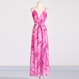 Flower Mid-rise Flowy Sleeveless Dresses