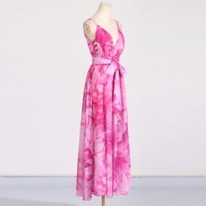 Flower Mid-rise Flowy Sleeveless Dresses