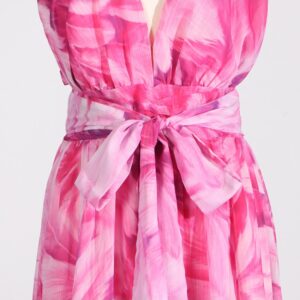 Flower Mid-rise Flowy Sleeveless Dresses