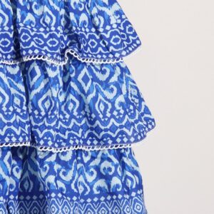 Patchwork Striped Mid-rise Sleeveless Dresses