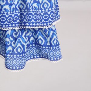 Patchwork Striped Mid-rise Sleeveless Dresses